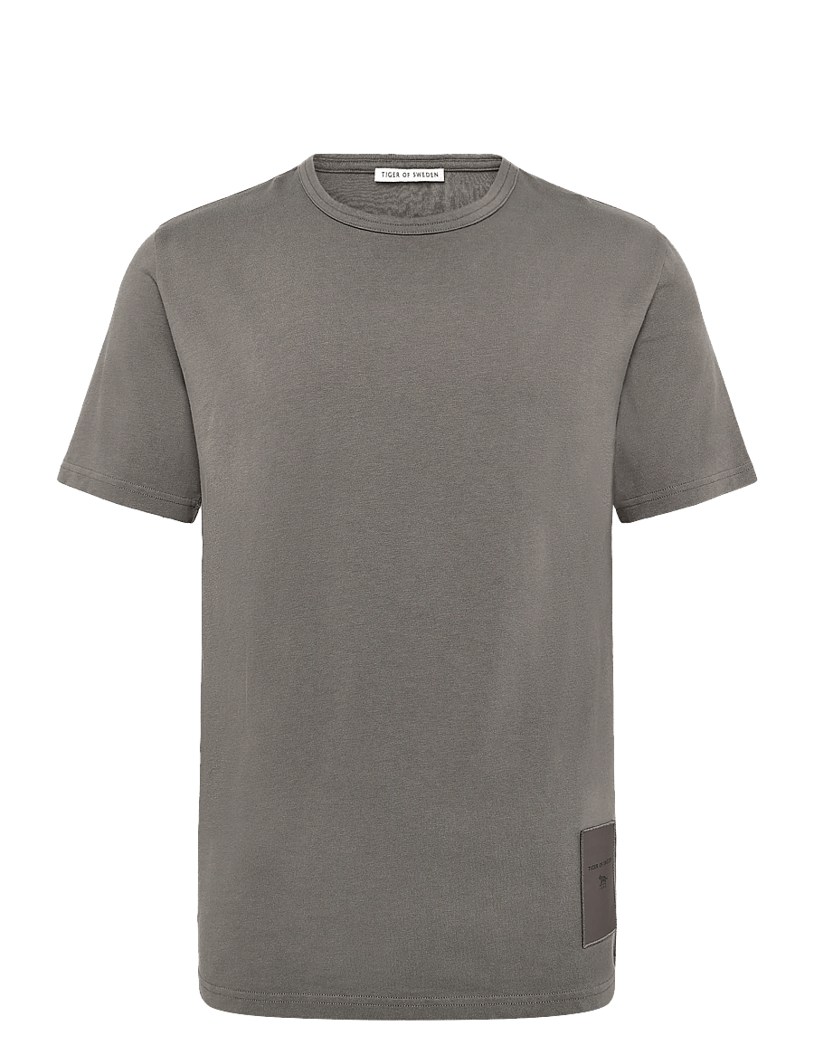 Tiger of Sweden - JAKE - kurzärmelige t-shirts - lead grey - 1