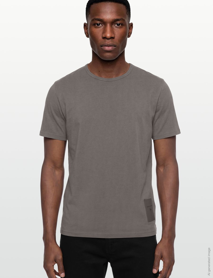 Tiger of Sweden - JAKE - kurzärmelige t-shirts - lead grey - 3