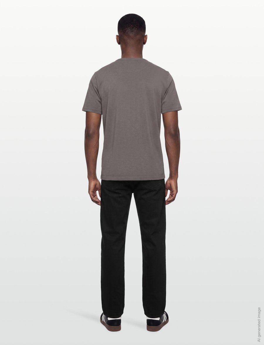 Tiger of Sweden - JAKE - kurzärmelige t-shirts - lead grey - 4