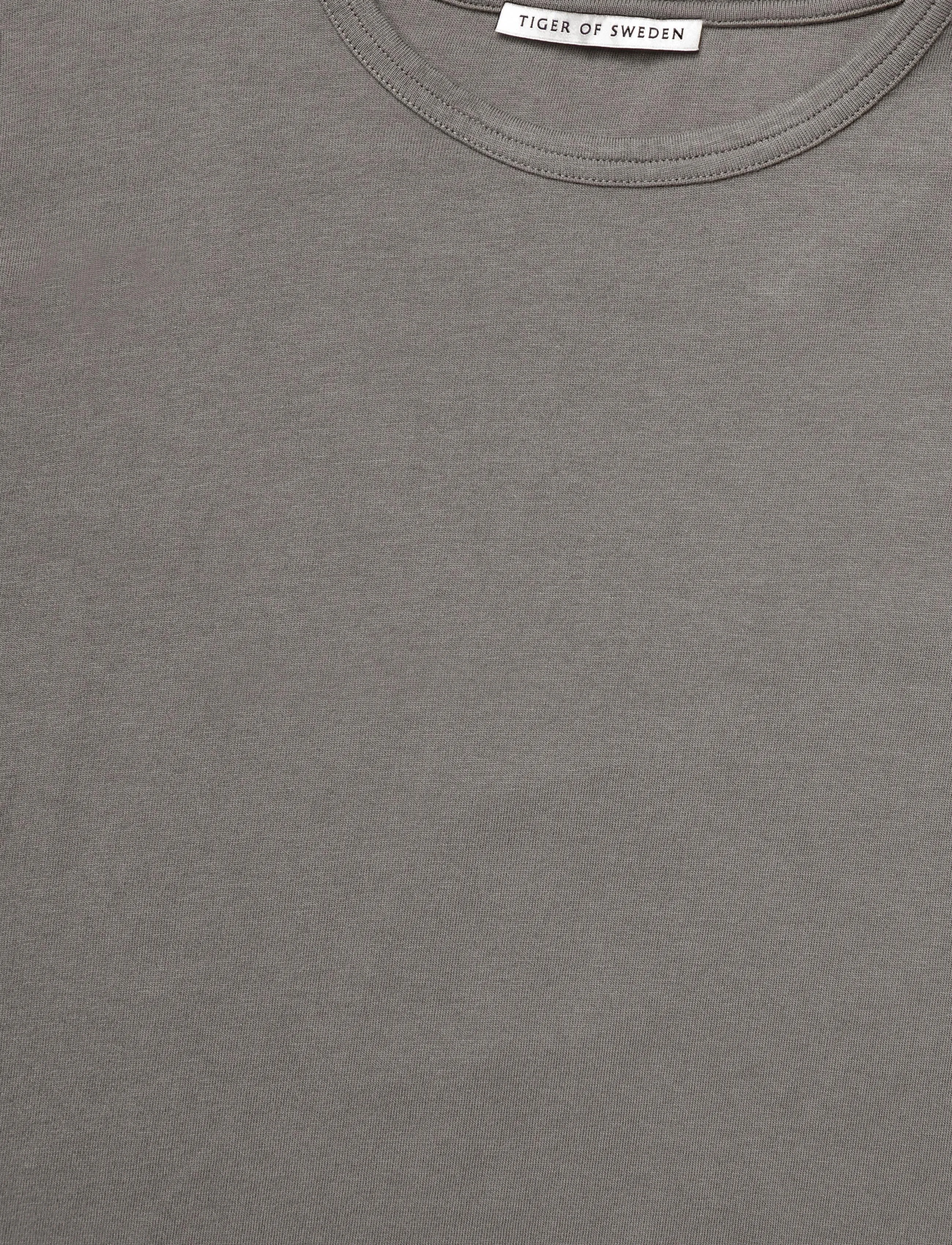 Tiger of Sweden - JAKE - kurzärmelige t-shirts - lead grey - 5