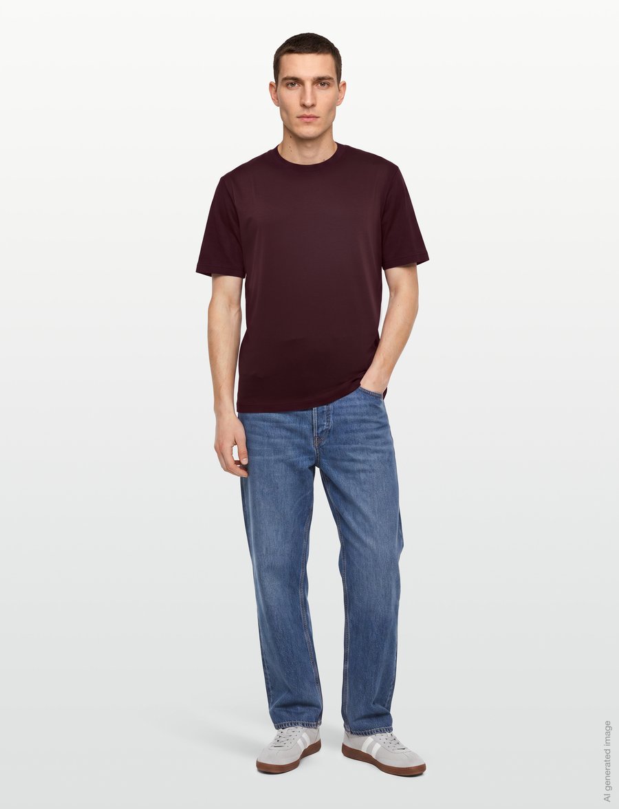 Tiger of Sweden - PRO NB - kortærmede t-shirts - aubergine - 0