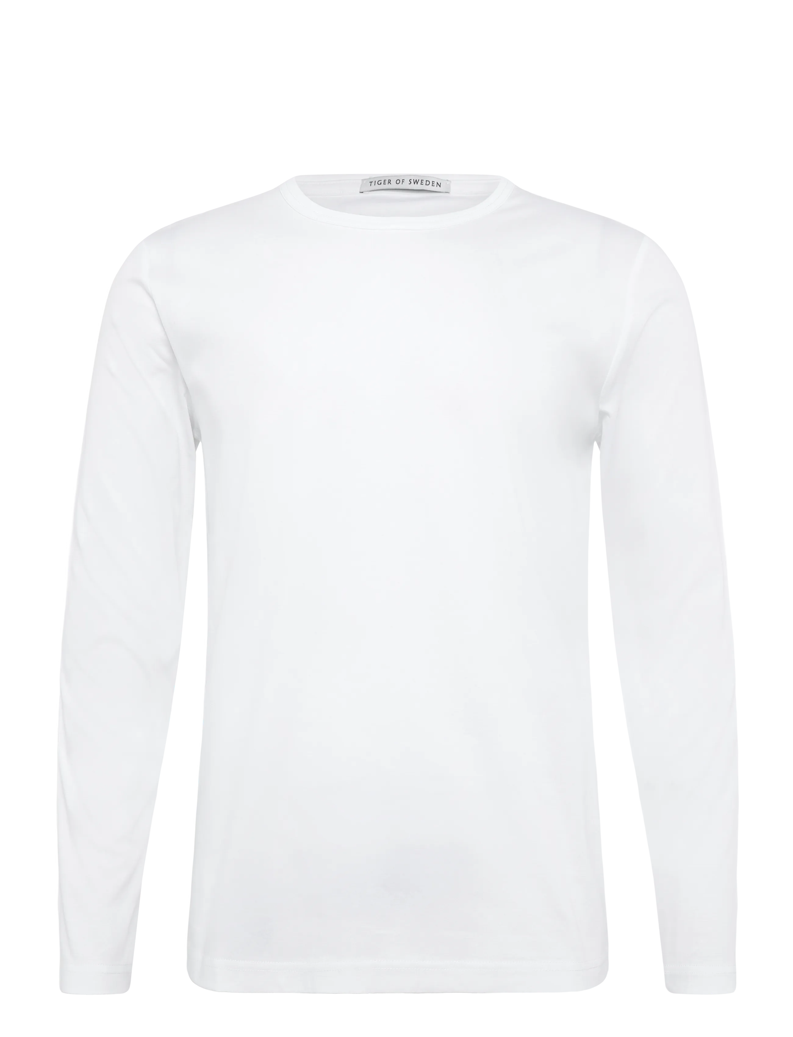 Tiger of Sweden OLAF LS - T-shirts - PURE WHITE / white