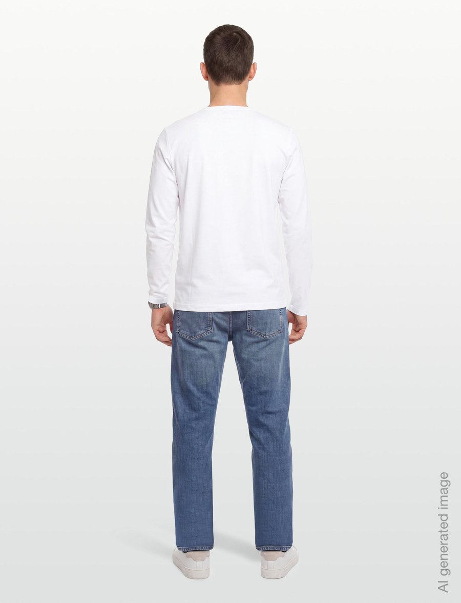 Tiger of Sweden - OLAF LS - langärmelige t-shirts - pure white - 4