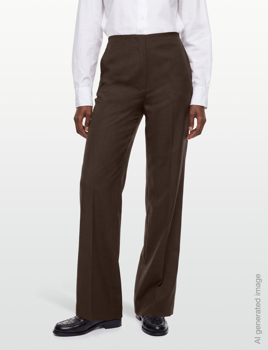 Tiger of Sweden - EEDIT - tailored trousers - dark mahogany - 3