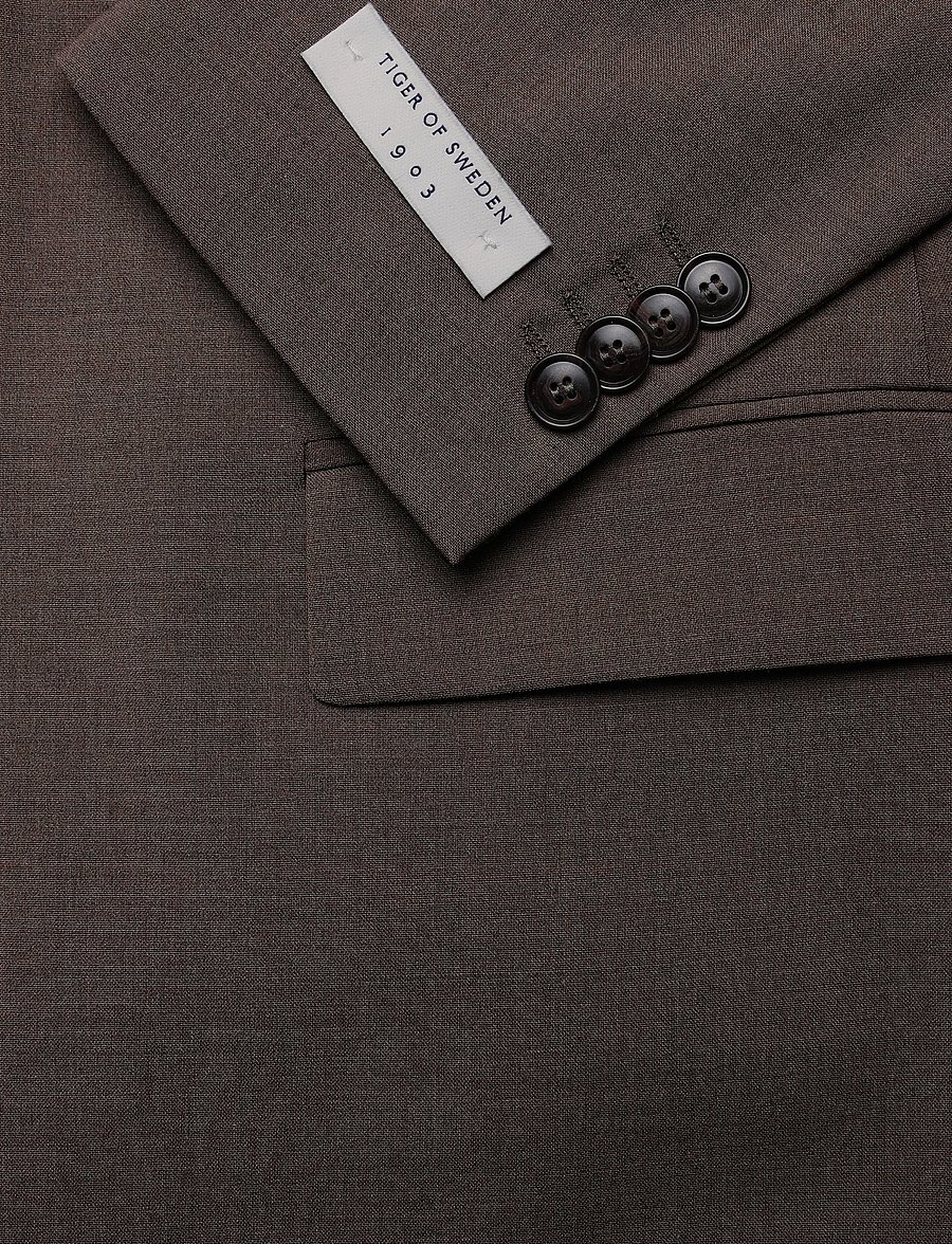 Tiger of Sweden - S.JUSTIN - enkeltradede blazere - dark stone - 5