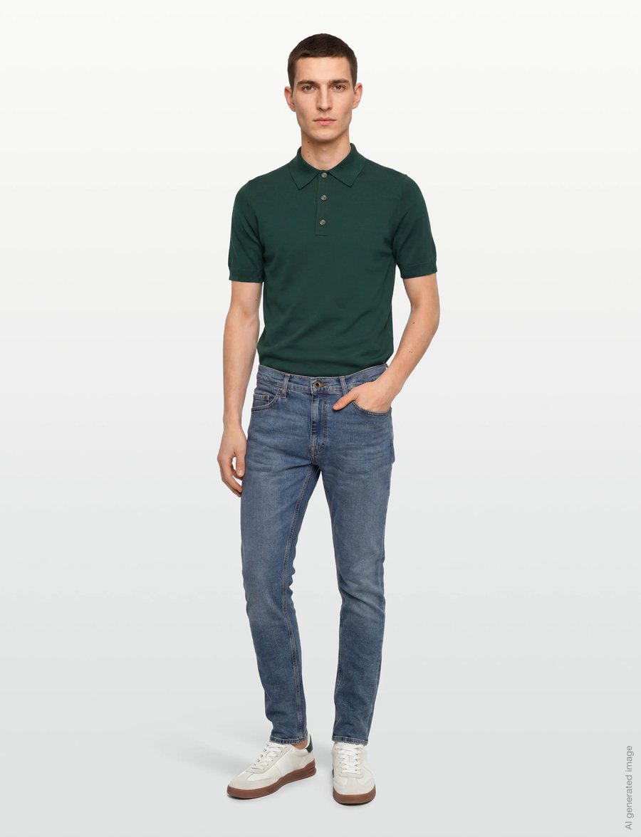 Tiger of Sweden - PISTOLERO OAK - tapered jeans - medium blue - 0