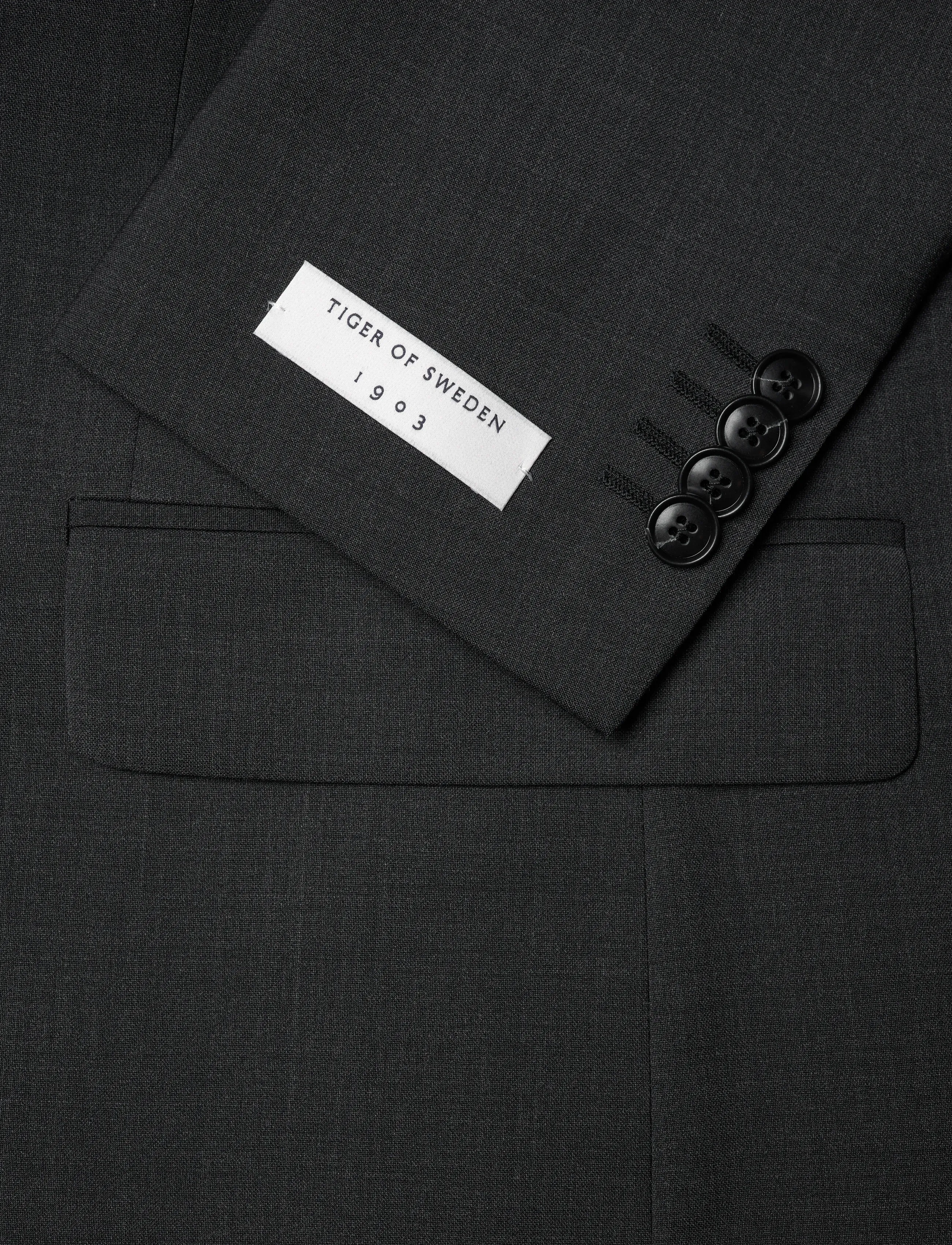 Tiger of Sweden - S.JUSTIN - jakkesæt - dark grey mel - 5