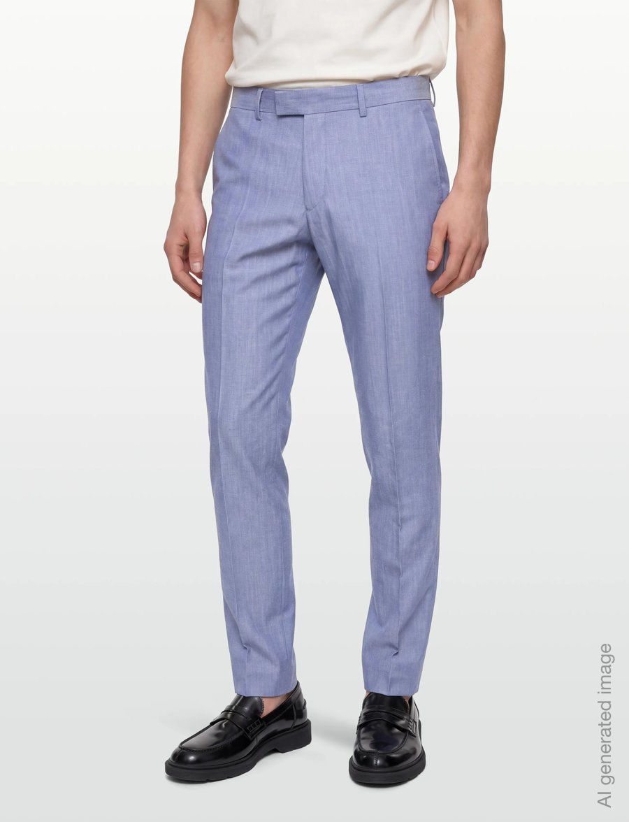 Tiger of Sweden - TENUTA - formal trousers - clear blue - 3