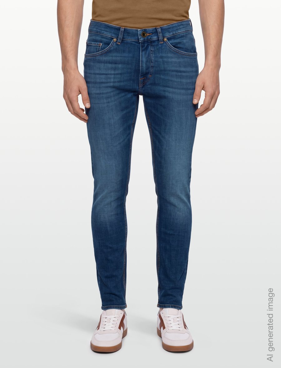 Tiger of Sweden - EVOLVE TEAK - slim fit jeans - midnight blue - 3