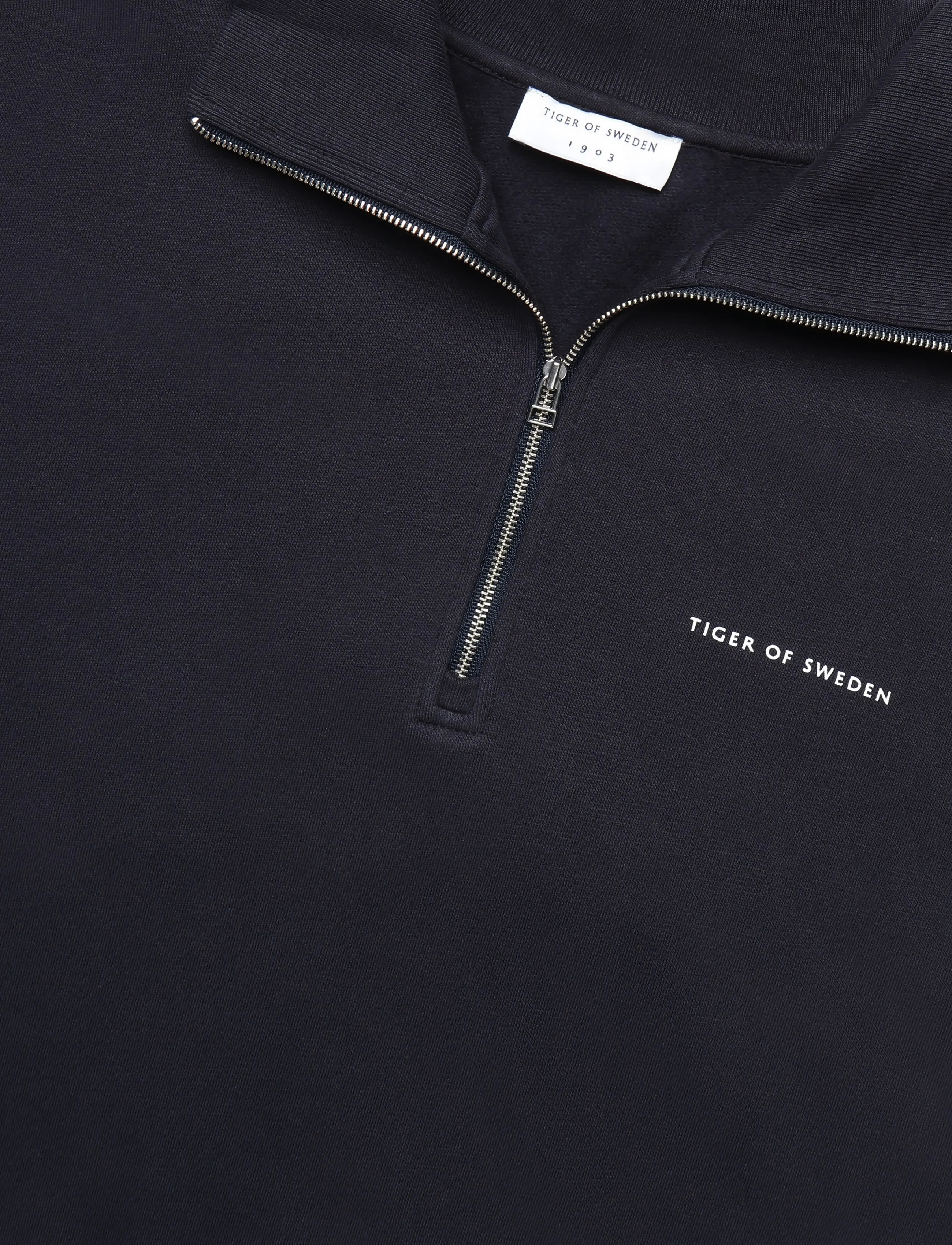 Tiger of Sweden - MARLON - pullover mit halbem reißverschluss - light ink - 5