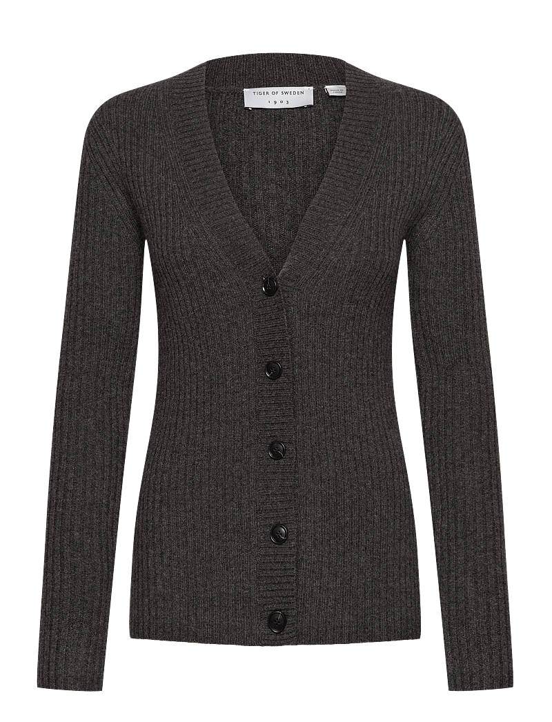 Tiger of Sweden - TALA RWS - cardigans - dark grey mel - 0