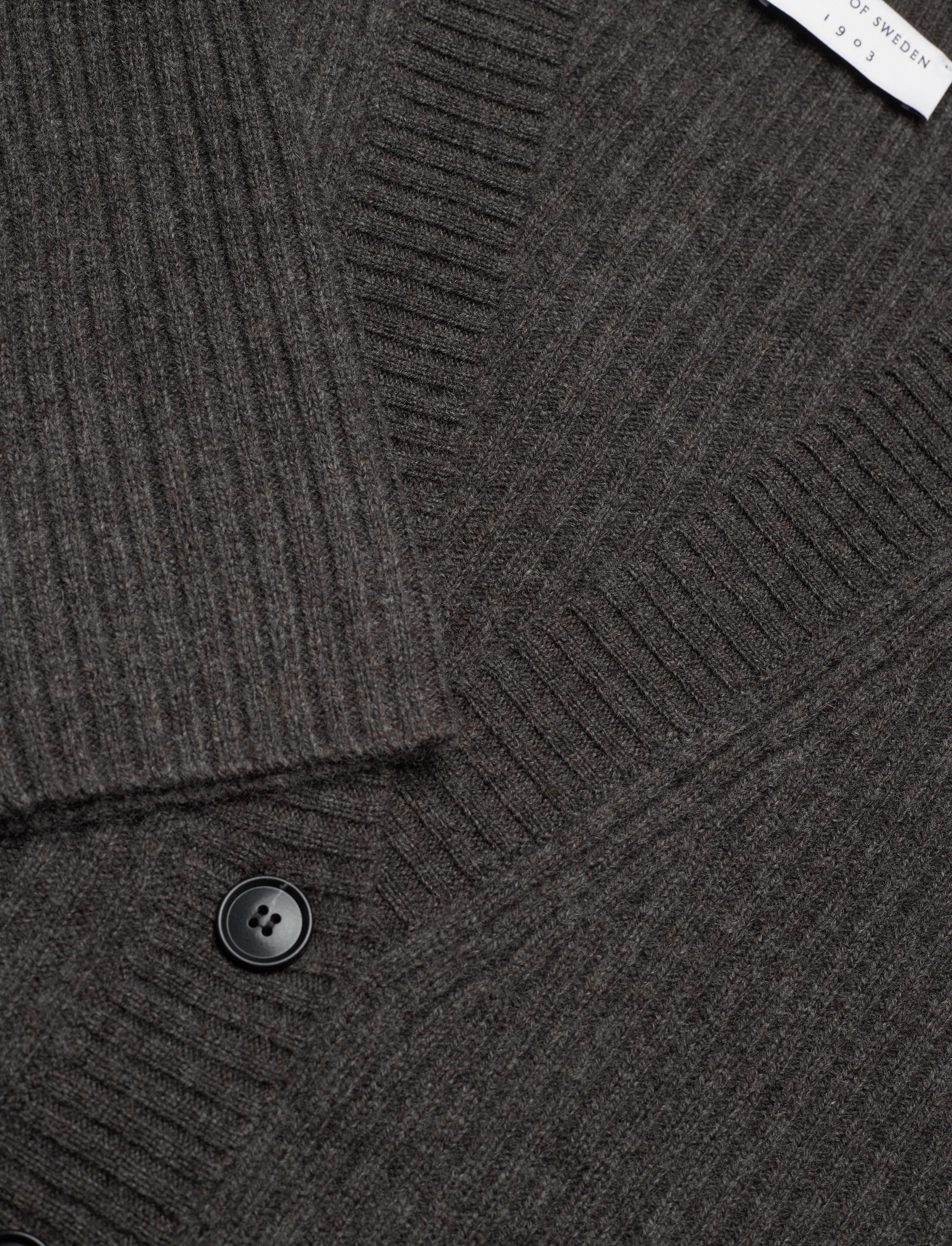 Tiger of Sweden - TALA RWS - cardigans - dark grey mel - 2