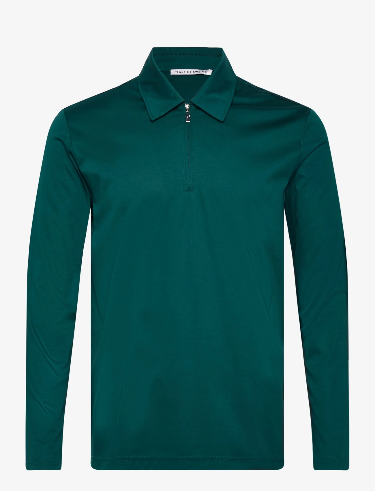 Tiger of Sweden - LARON LS - polo marškinėliai ilgomis rankovėmis - blue green - 0