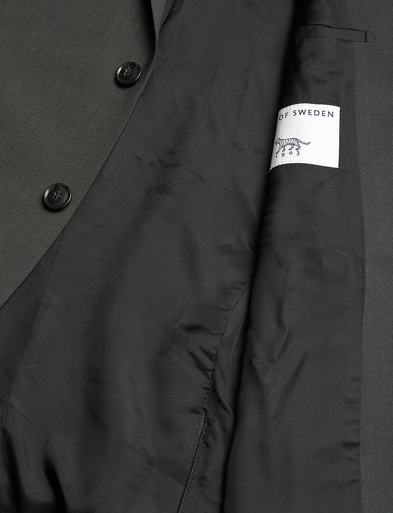 Tiger of Sweden - JERRETTS - Ühe rinnatisega pintsakud - olive extreme - 4