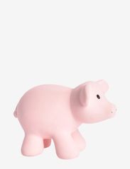 Tikiri - Natural Rubber Rattle Pig - de laveste prisene - pink - 1