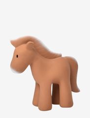 Tikiri - Natural Rubber Rattle Horse - vauvan purulelut - brown - 2