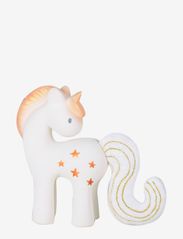 Natural Rubber Star Unicorn - WHITE & GOLD