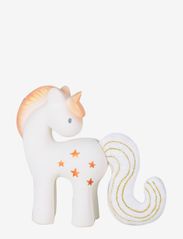 Tikiri - Natural Rubber Star Unicorn - laveste priser - white & gold - 0