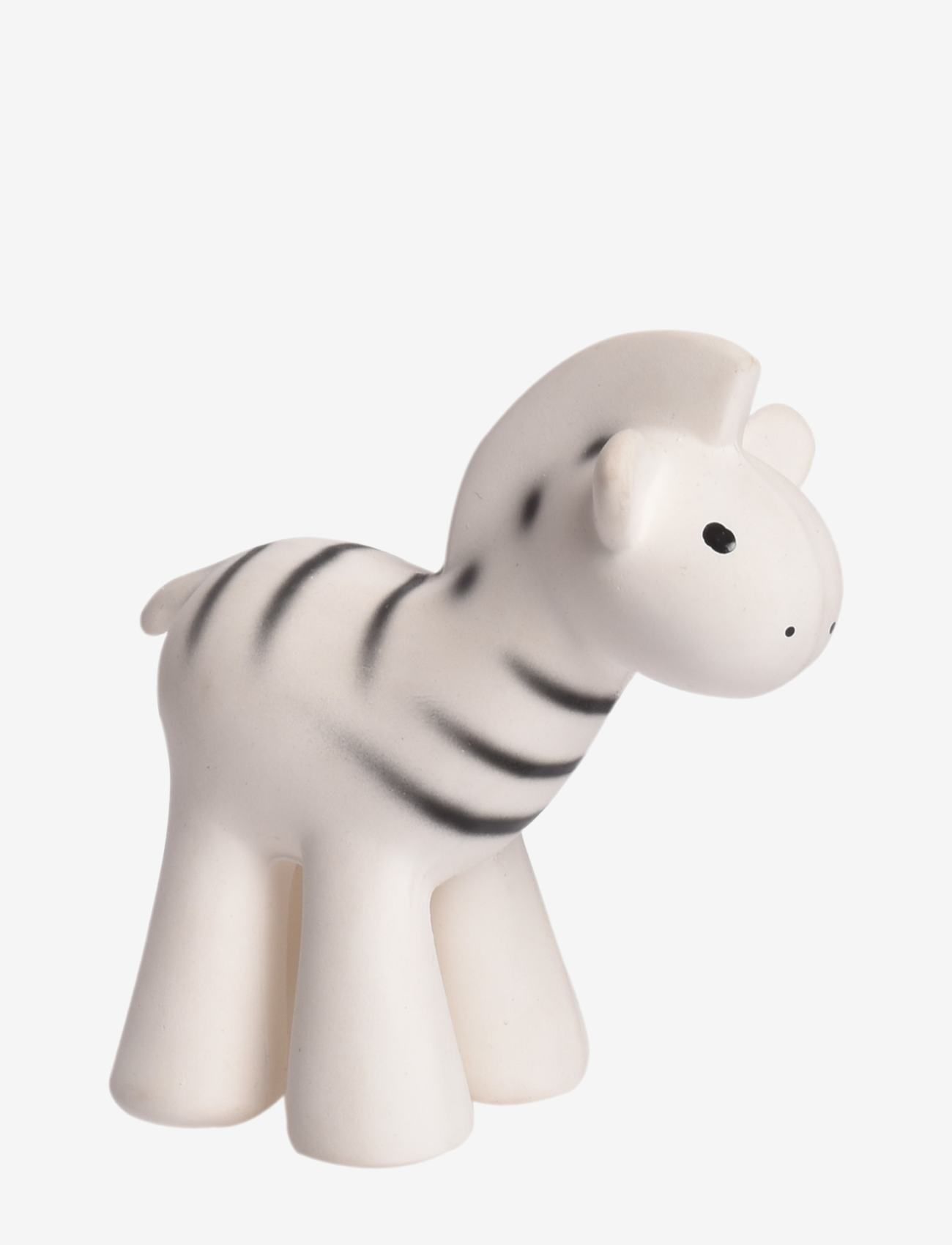 Tikiri - Naturgummi Zebra Bidedyr - white & black - 2