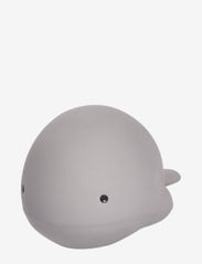 Natural Rubber Teether Whale - GREY