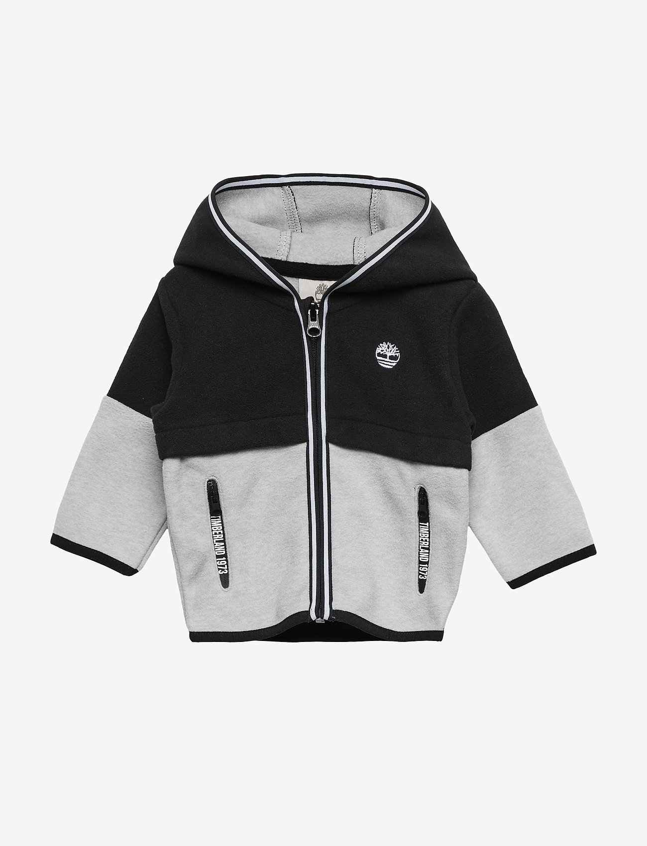 Timberland - HOODED CARDIGAN - black/grey - 0