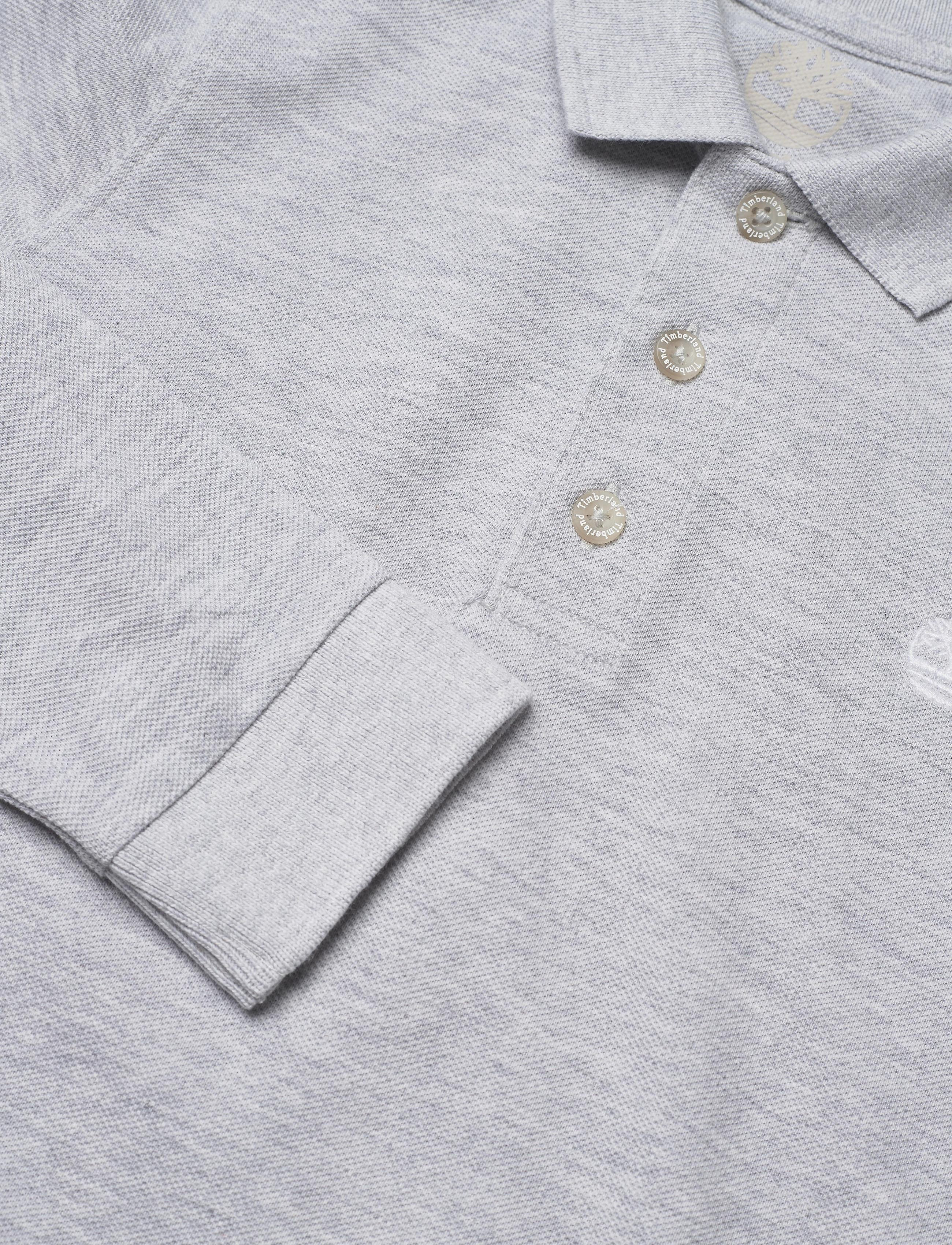 Timberland - LONG SLEEVE POLO - chine grey - 2