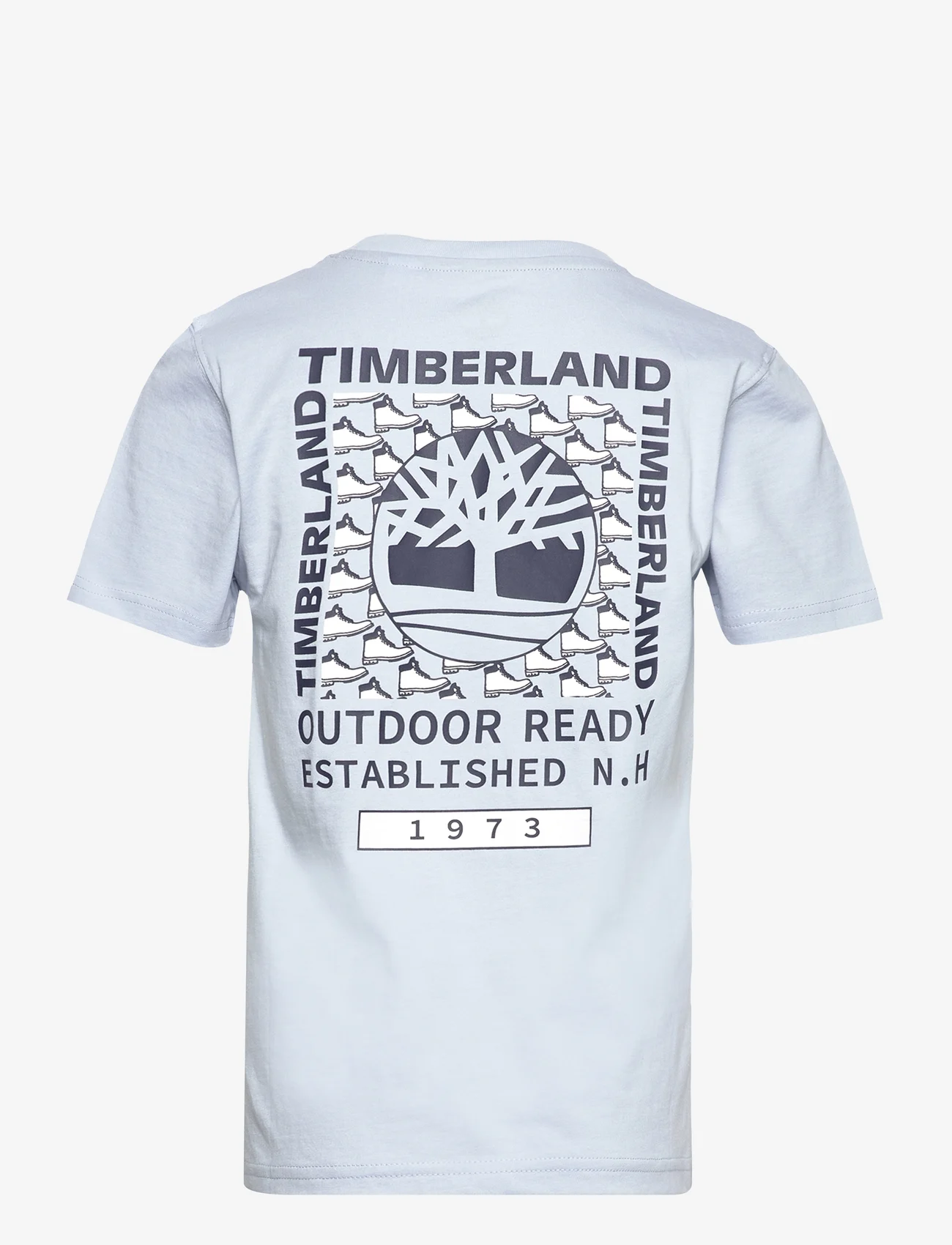 Timberland - SHORT SLEEVES TEE-SHIRT - lyhythihaiset t-paidat - fjord - 1
