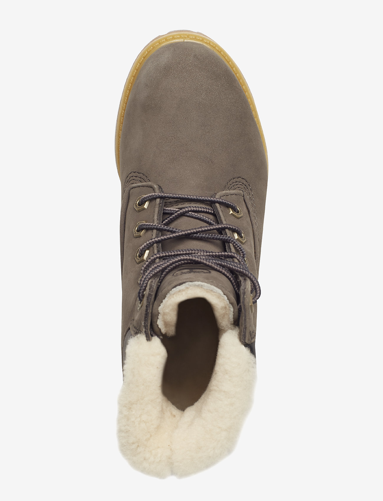 Timberland - 6IN PREM SHEARLING DK GRY - tornado - 3