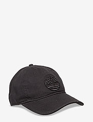 Timberland - Cotton Canvas Baseball Cap - zemākās cenas - black - 0