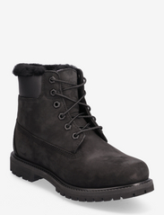 Timberland - 6in Premium Shearling Lined WP Boot - snøreboots - black - 0
