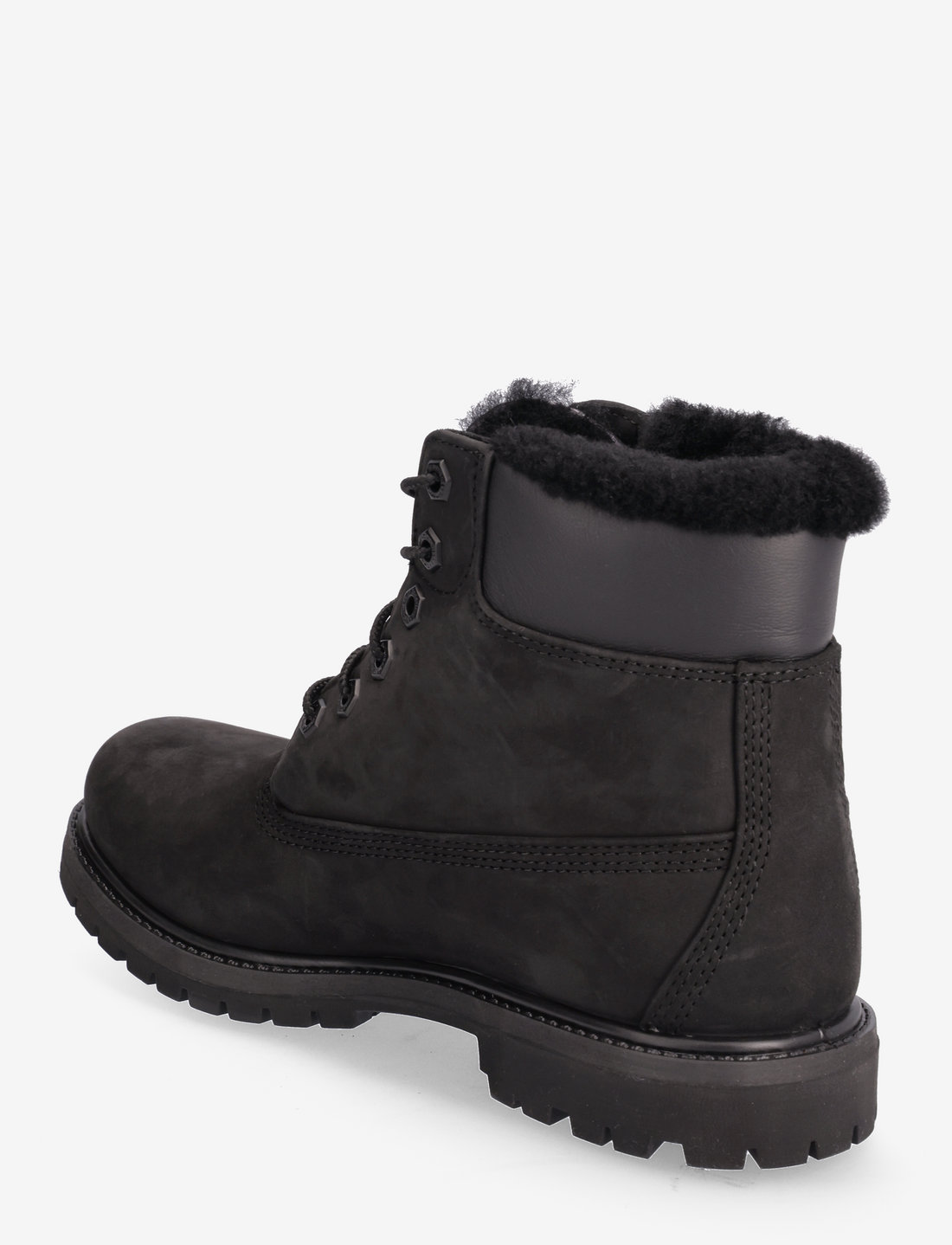 Timberland black 2025 fur boots