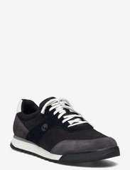 Miami Coast Leather Sneaker - JET BLACK
