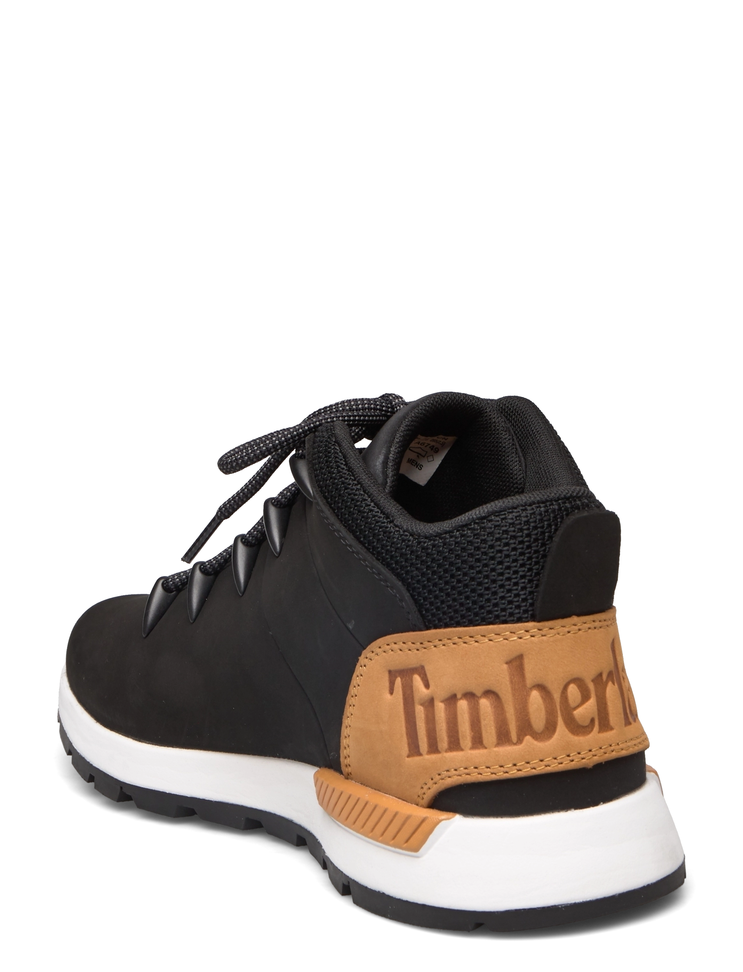Timberland - MID LACE UP SNEAKER - low tops - jet black - 2