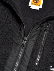Timberland - Mix Media Sherpa FZ Fleece - mid layer jackets - black - 3