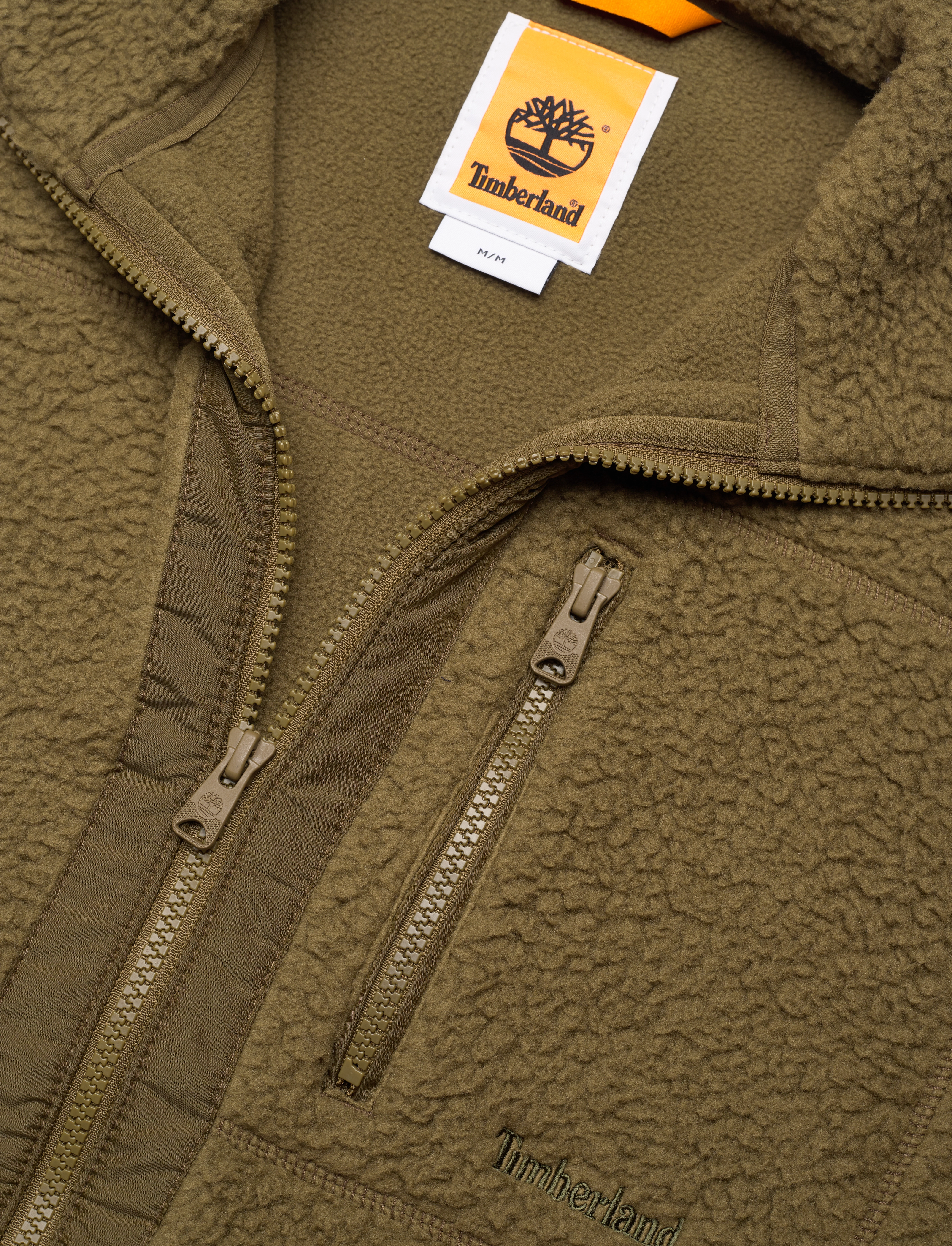 Timberland - Mix Media Sherpa FZ Fleece - dark olive - 2