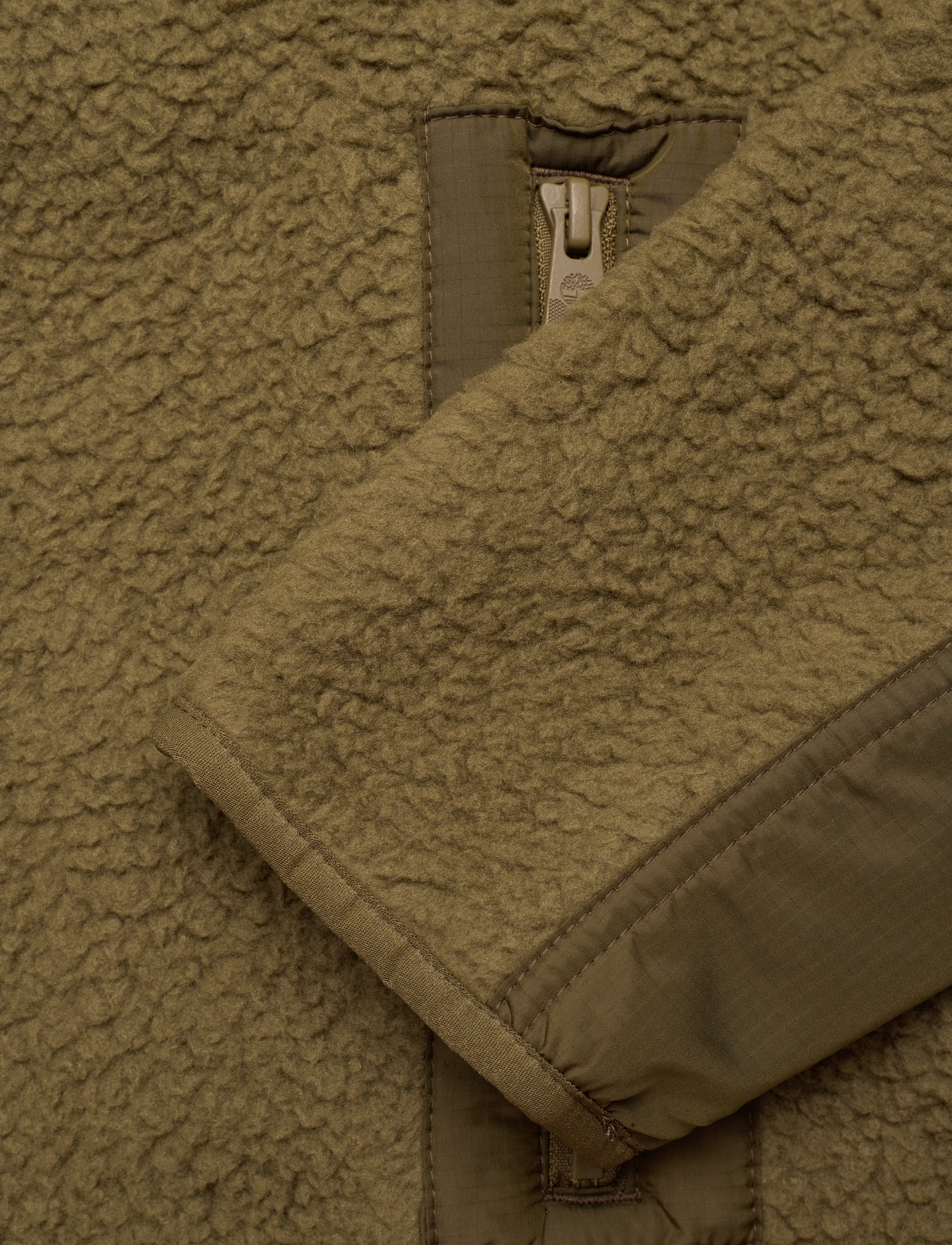 Timberland - Mix Media Sherpa FZ Fleece - dark olive - 3
