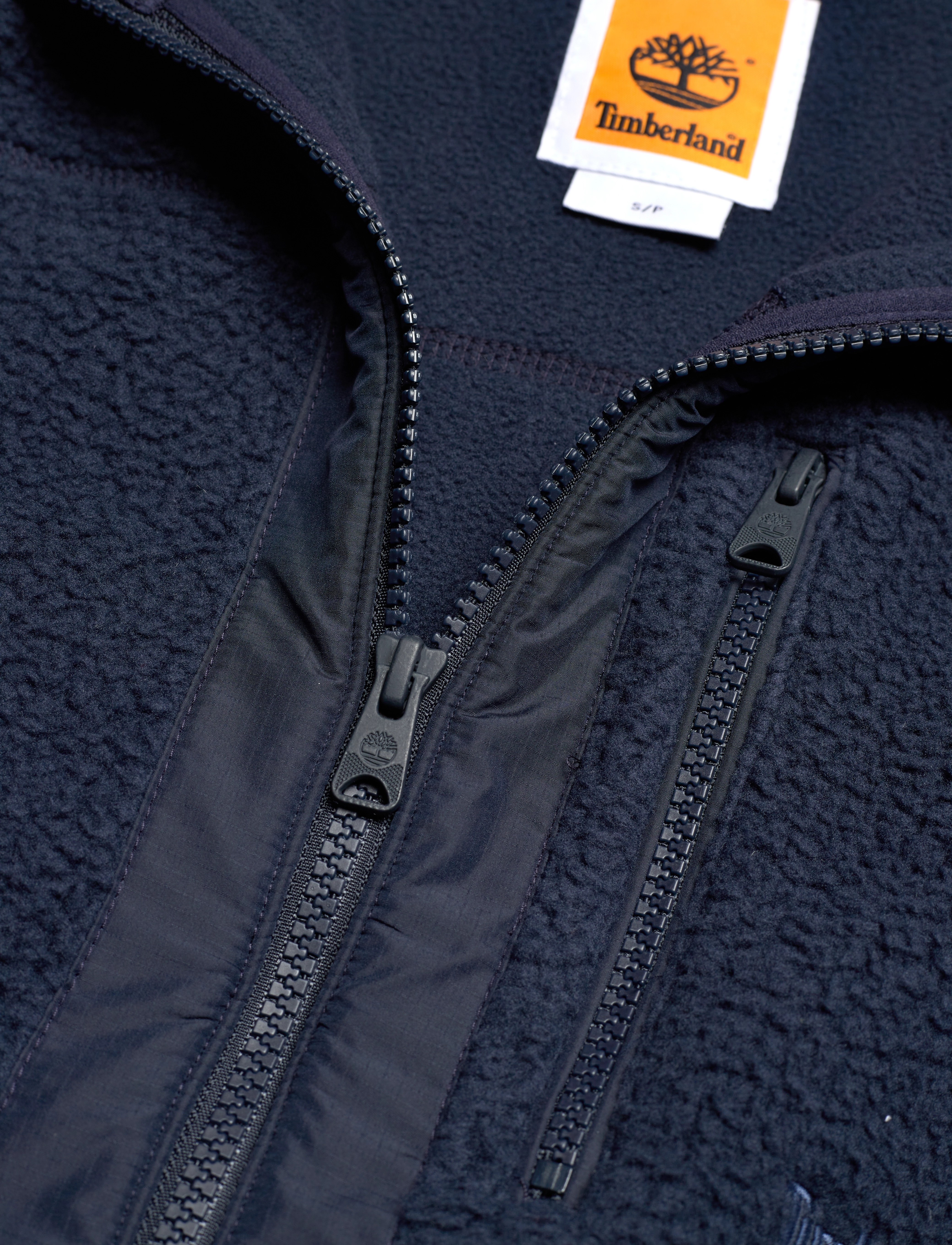 Timberland - Mix Media Sherpa FZ Fleece - dark sapphire - 3