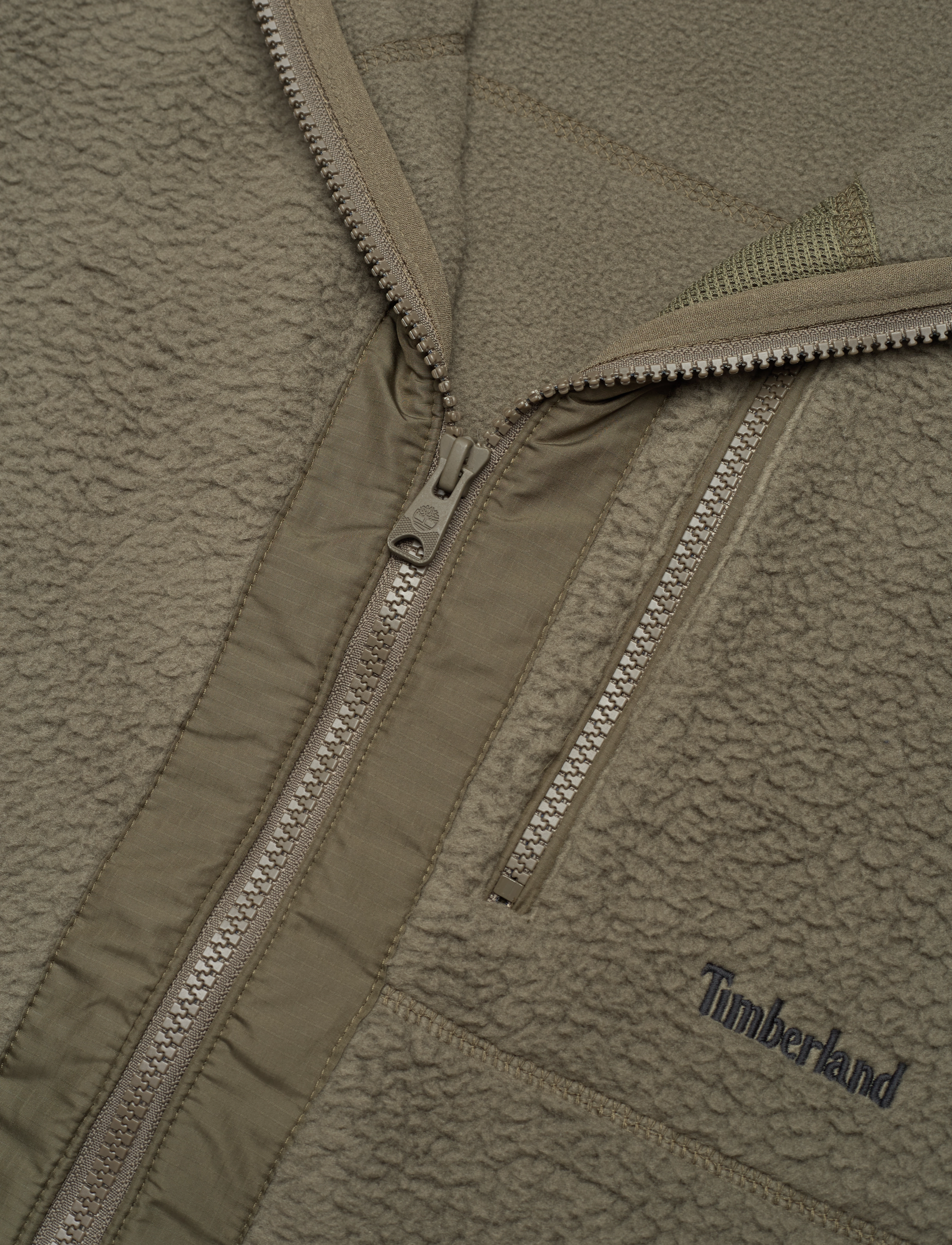 Timberland - Mix Media Sherpa Fleece Jacket - grape leaf - 4
