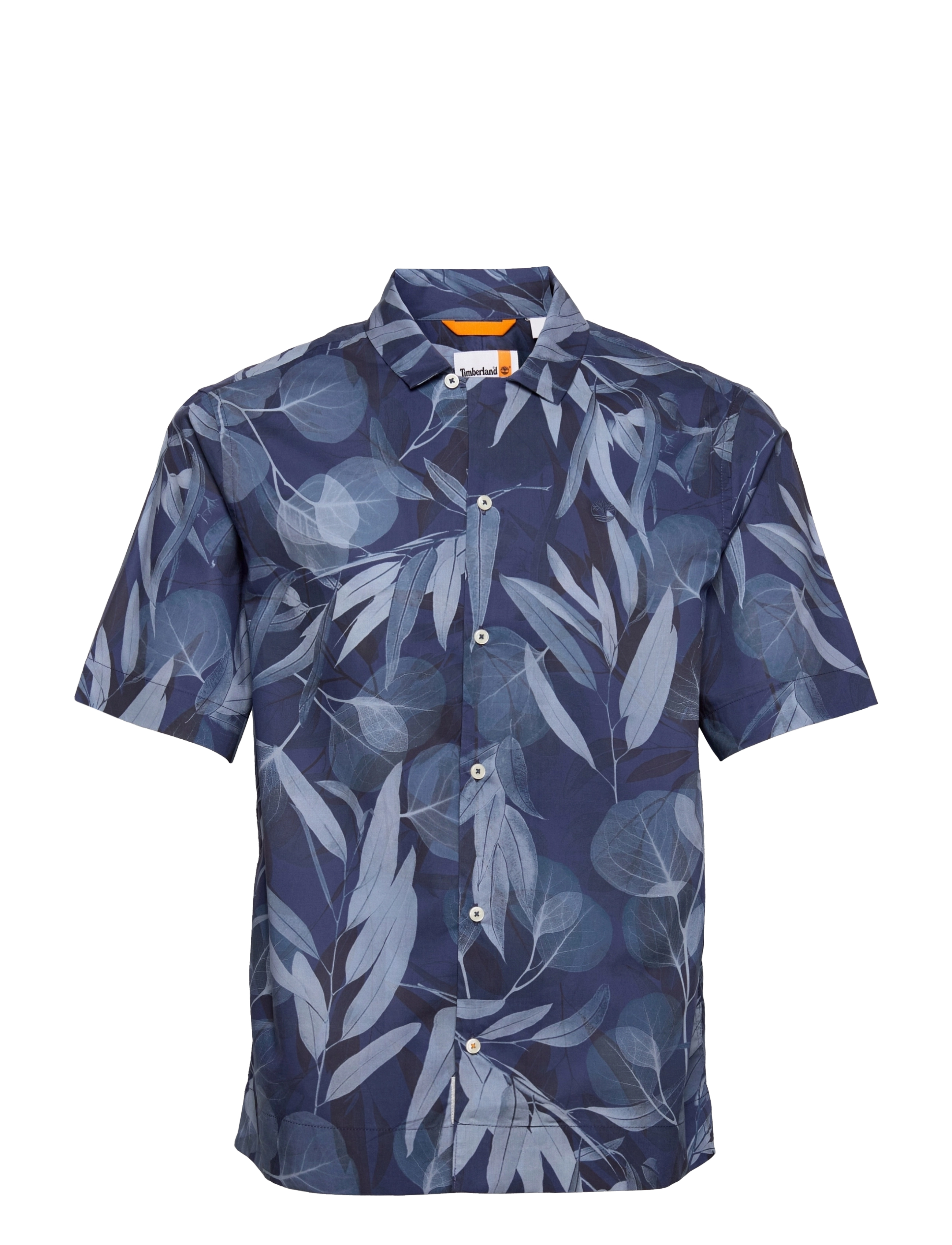 Timberland - SS AOP Shirt - dark denm eucalyptus prnt - 0