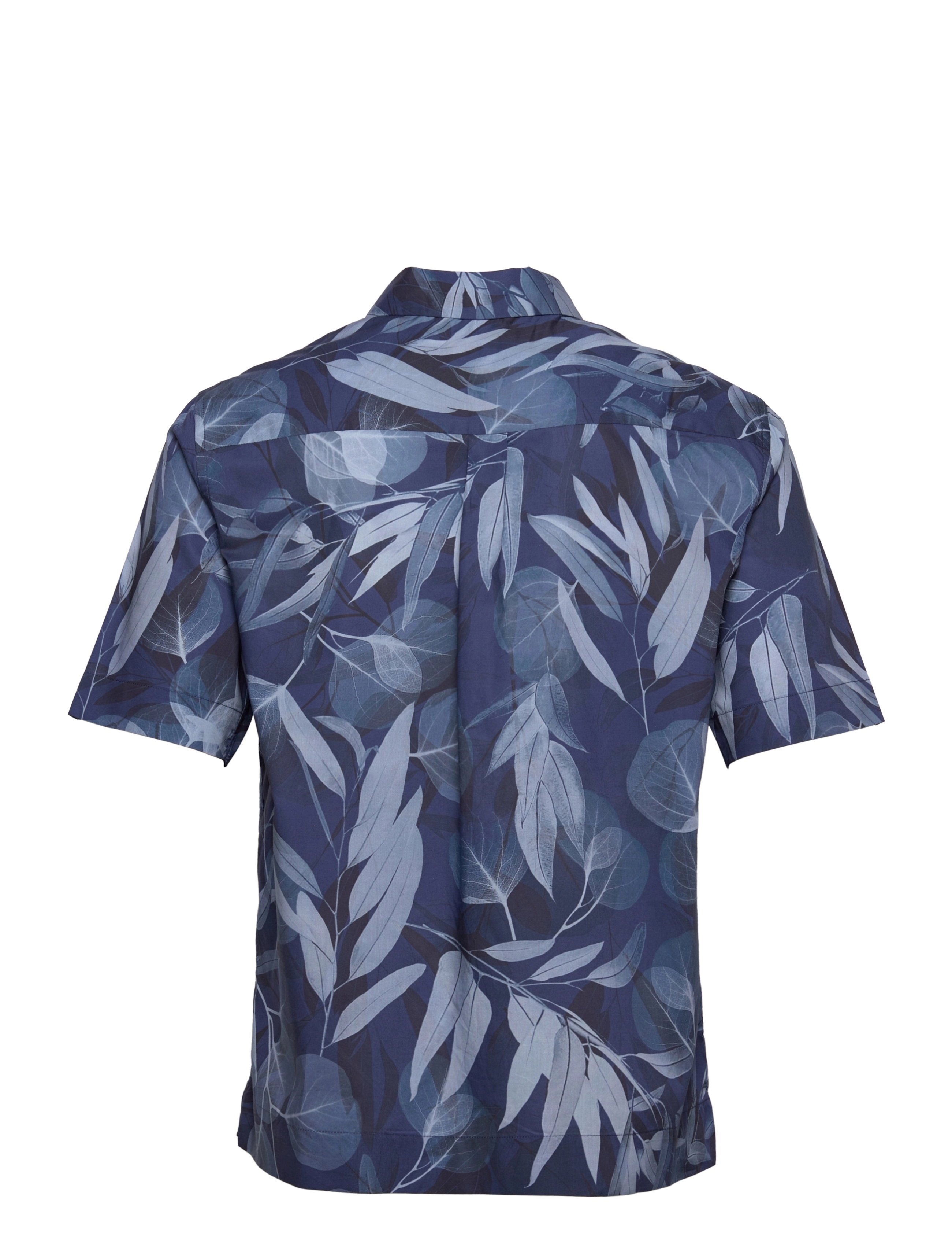 Timberland - SS AOP Shirt - dark denm eucalyptus prnt - 1