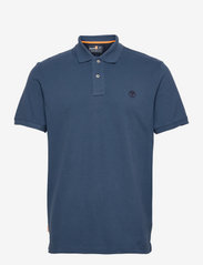 Timberland - MILLERS RIVER Pique Short Sleeve Polo DARK DENIM - short-sleeved polos - dark denim - 0