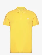 MILLERS RIVER Pique Short Sleeve Polo MIMOSA - MIMOSA