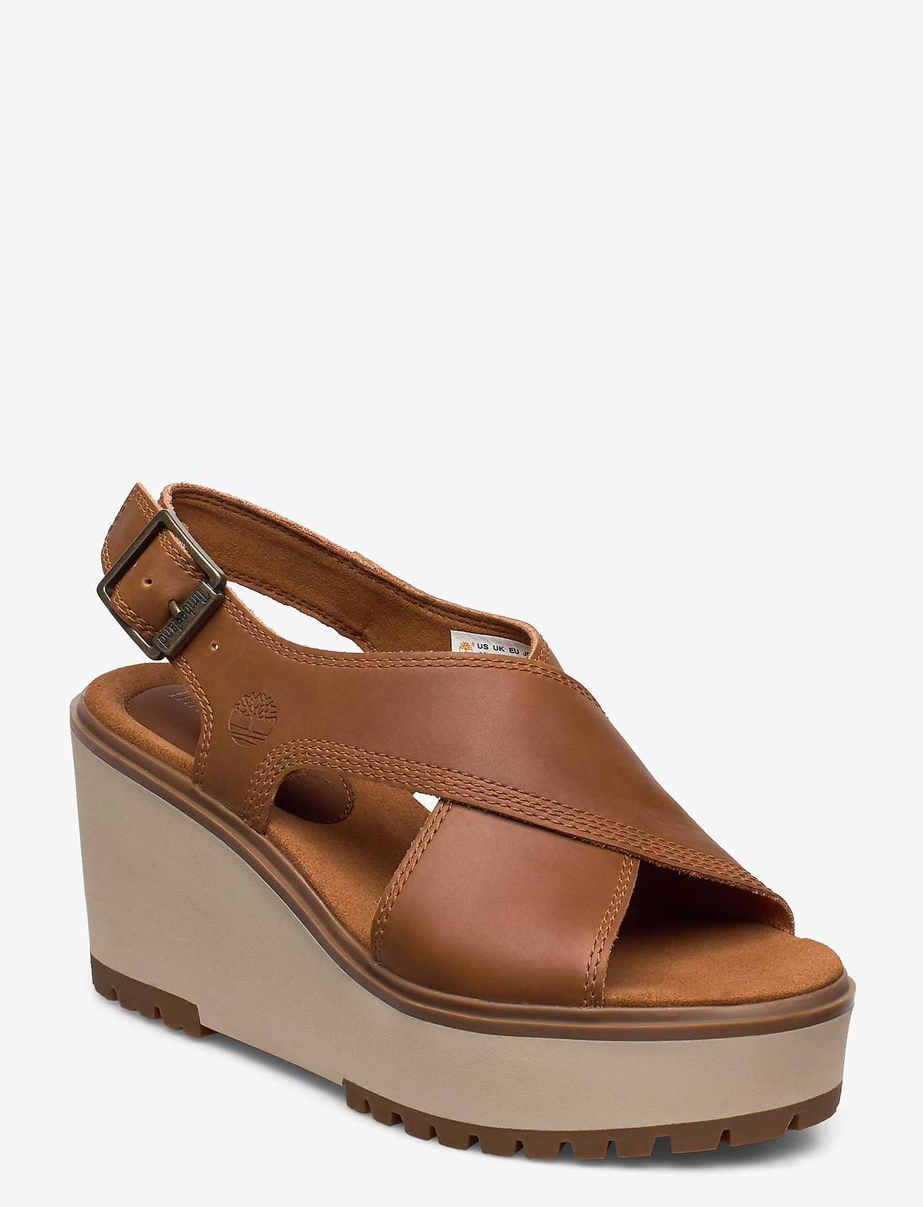 Timberland - Koralyn Cross Band Wedge - saddle - 0
