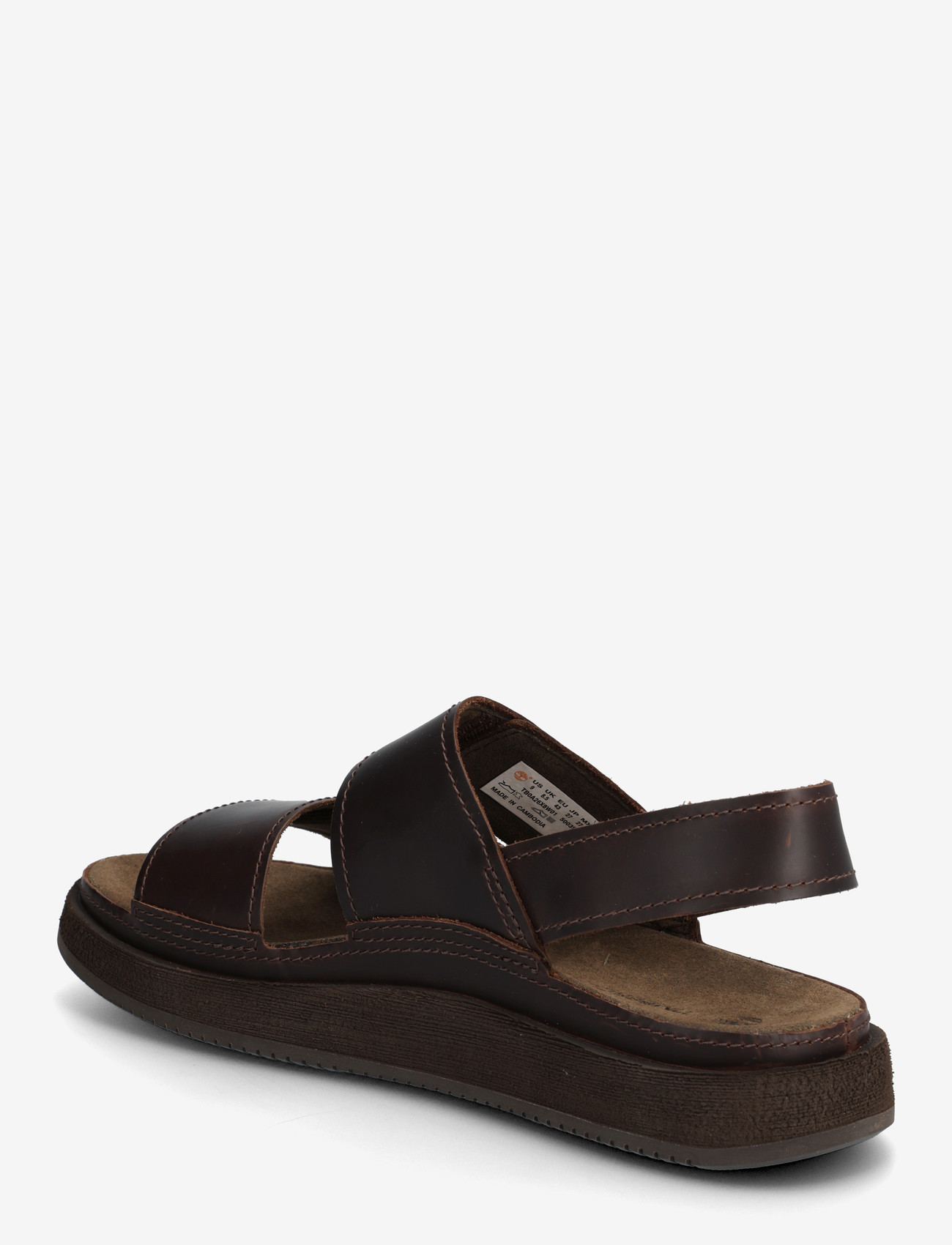Timberland - CASCO COVE BACKSTRAP SANDAL DARK BROWN FULL GRAIN - nach stil kaufen - dark brown - 2