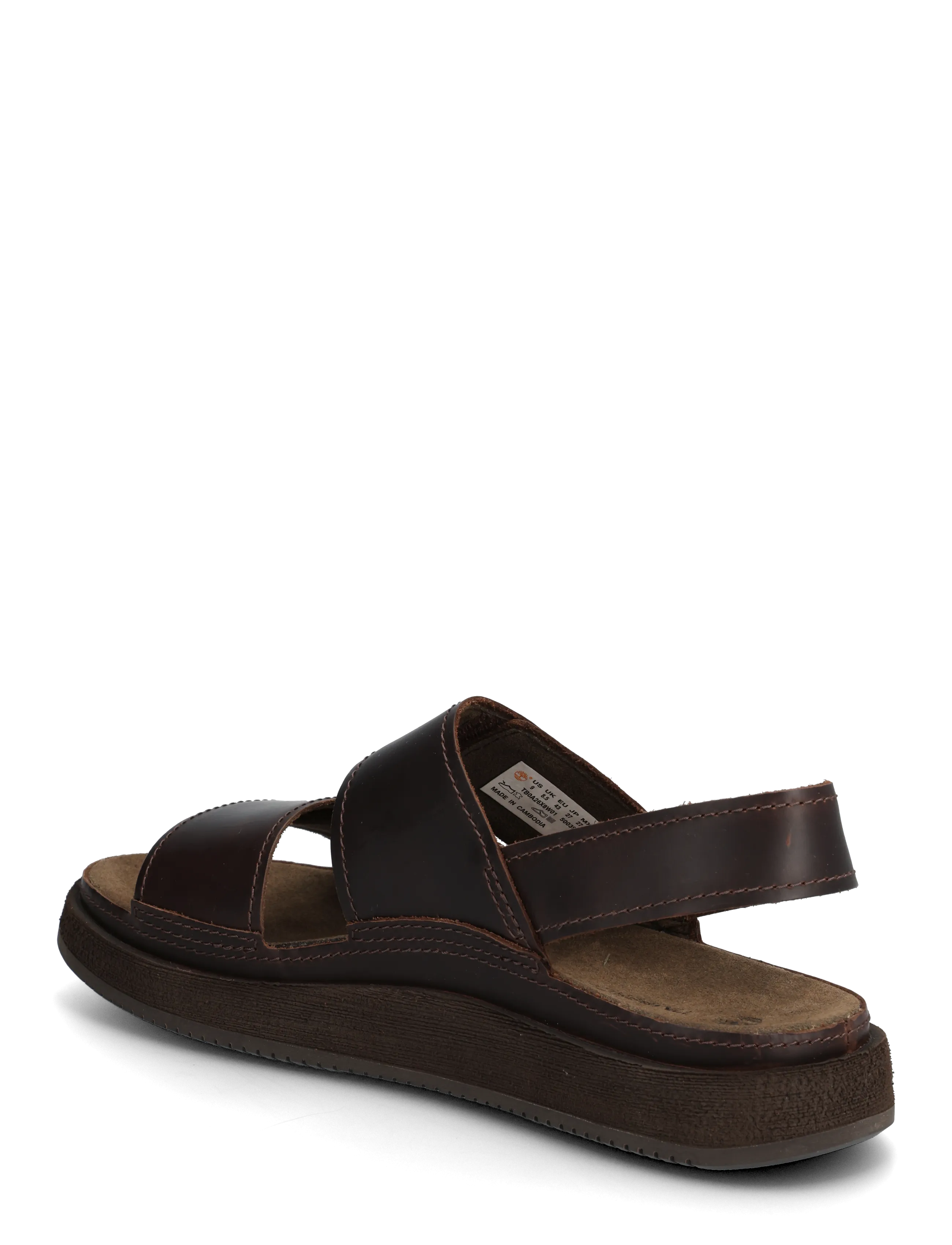 Timberland - CASCO COVE BACKSTRAP SANDAL DARK BROWN FULL GRAIN - verslaðu eftir stíl - dark brown - 2