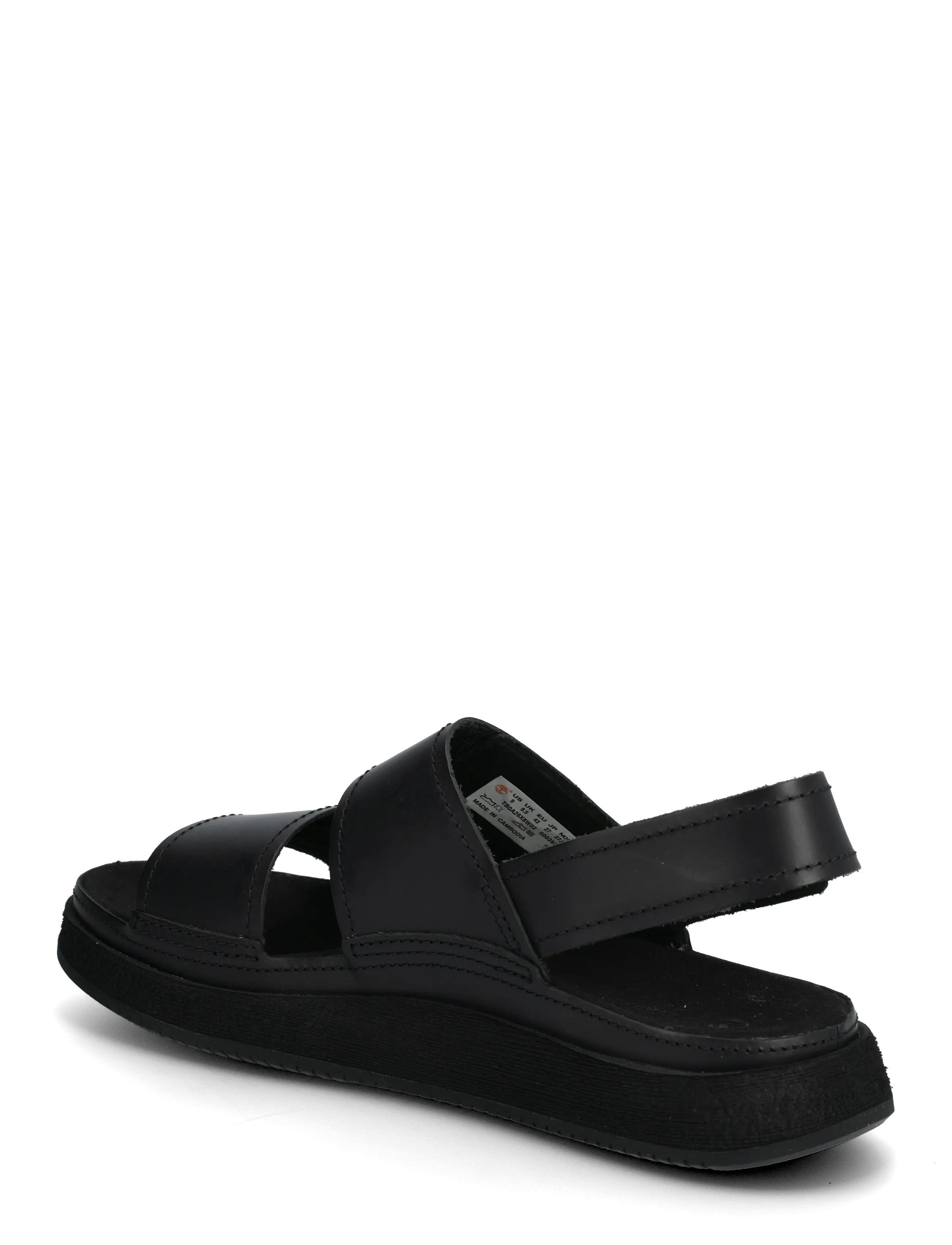 Timberland - CASCO COVE BACKSTRAP SANDAL BLACK FULL GRAIN - verslaðu eftir stíl - black - 2