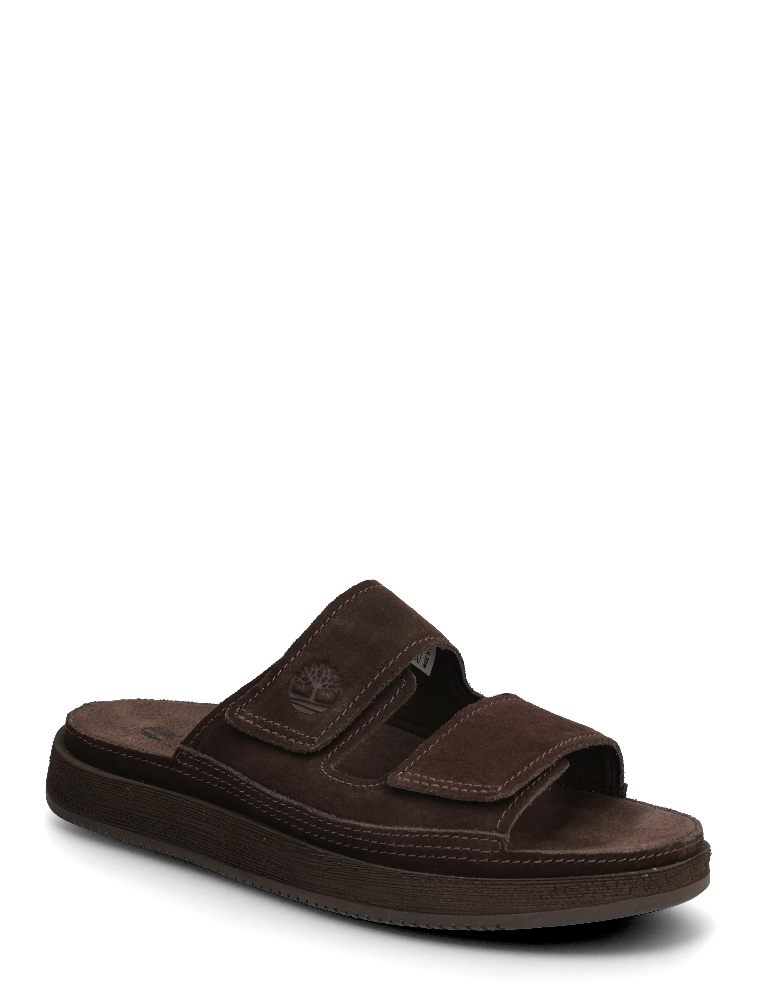 Timberland Casco Cove Slide Sandal Dark Brown Suede, Mænd, Slide Sandal, Brun, Str: 43