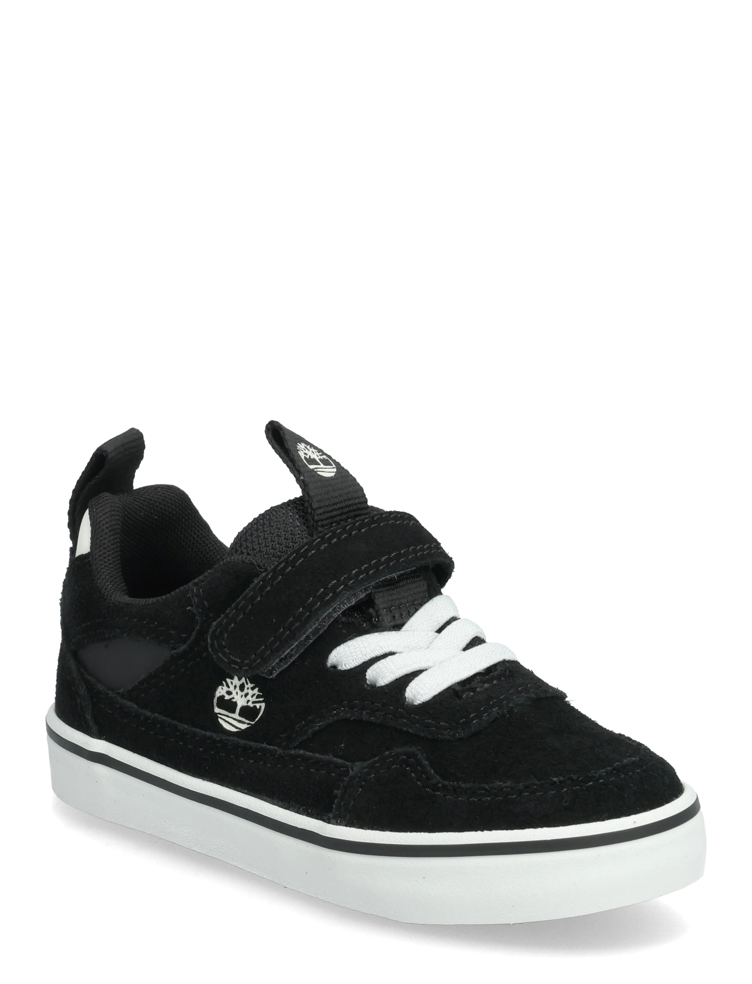 TIMBERLAND Stone Jump Low Hook & Loop Sneaker Schwarz Wildleder Schwarz - 28 - Kinder