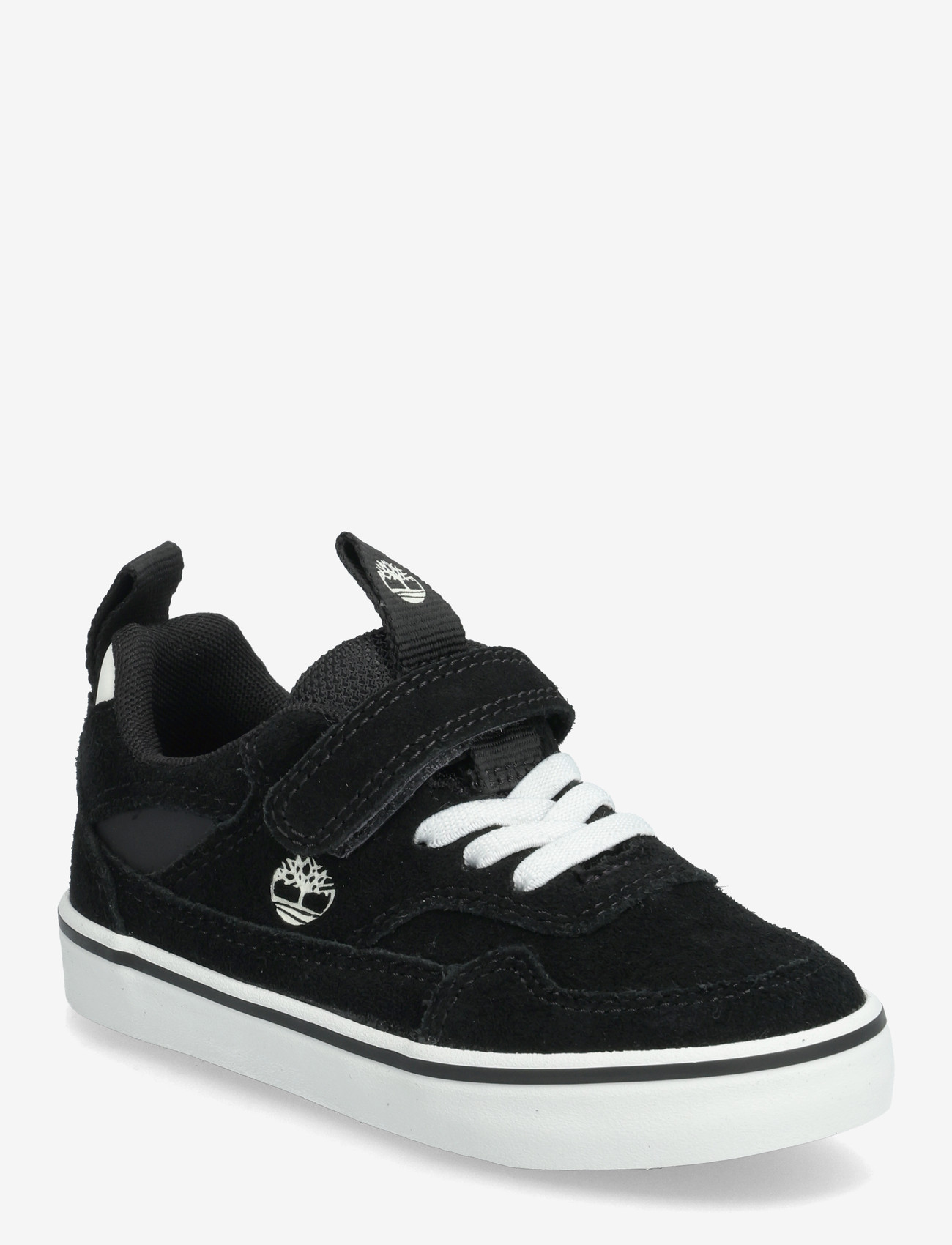 Timberland - STONE JUMP LOW HOOK & LOOP SNEAKER BLACK SUEDE - kõrge säärega tossud - black - 0