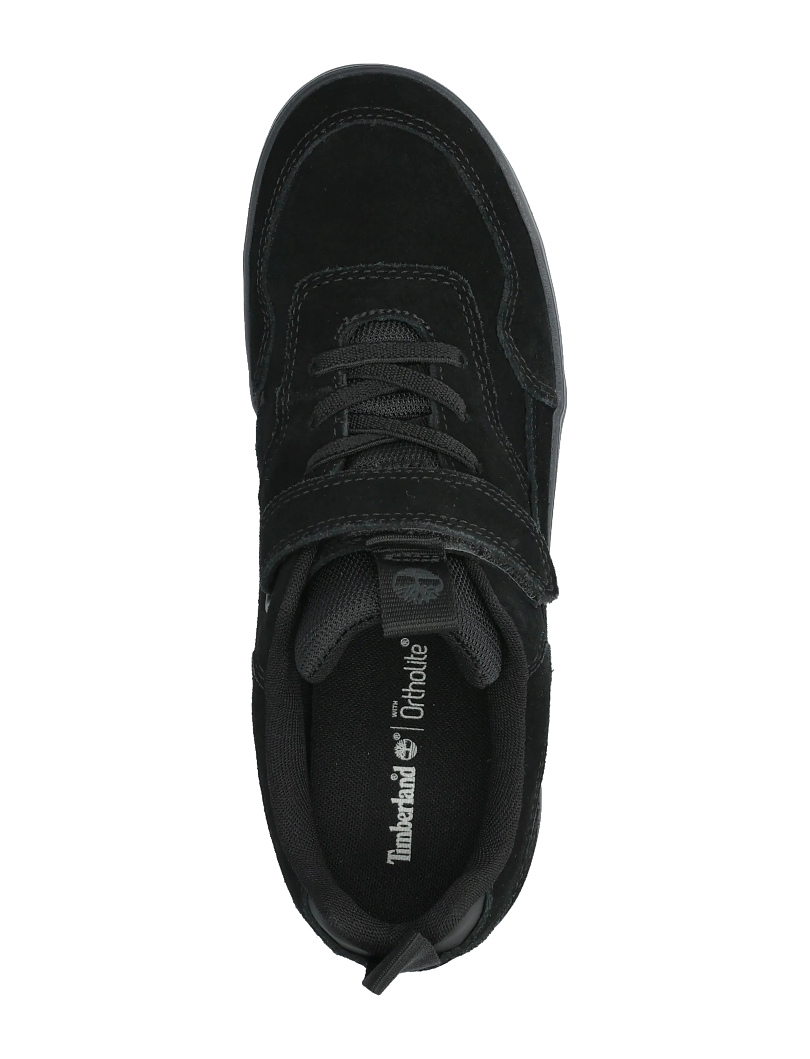 Timberland - LOW HOOK & LOOP SNEAKER - niedriger schnitt - blksuede wblk - 3